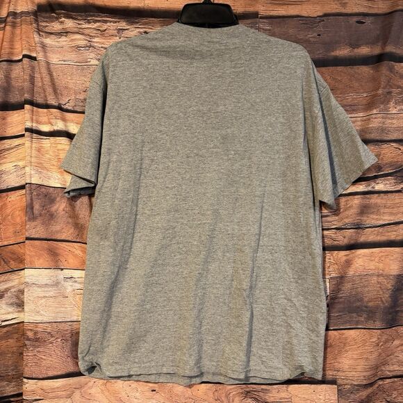 Vtg UNC Tar Heels Basketball T-Shirt Large SS North Carolina NCAA College Grey - Picture 5 of 7